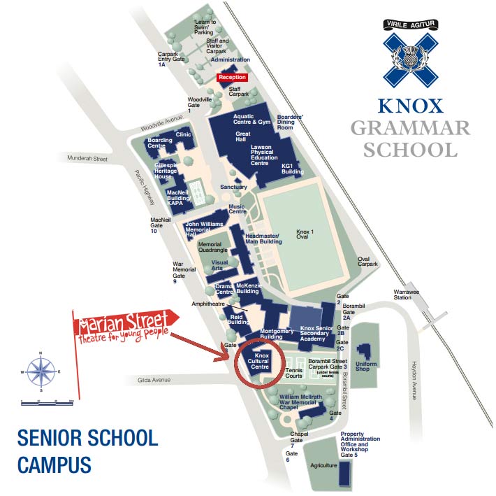 Map of Knox